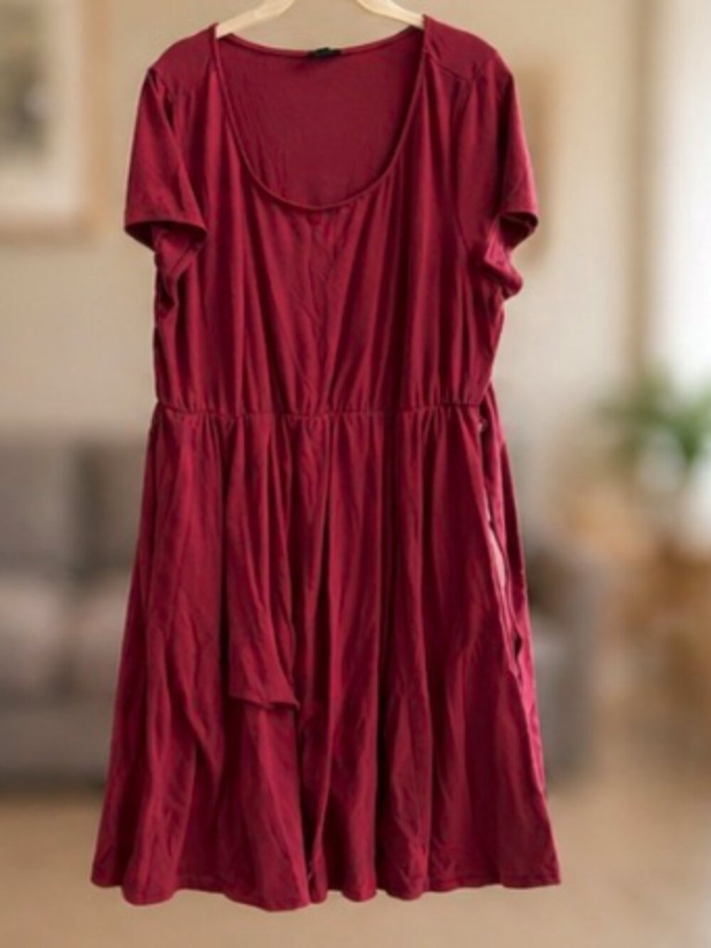 Torrid Burgundy Skater Dress – Size 2